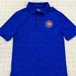 NWOT - Majestic Chicago Cubs Mens Cool Base Polo - Small